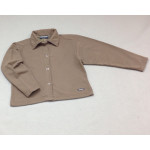 Wms Button French Jacket Cola Nut